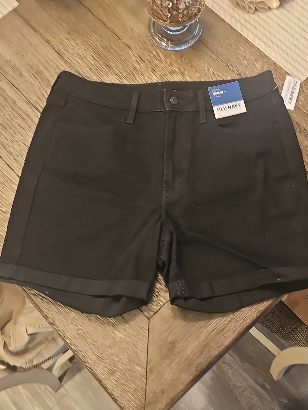 Old Navy Black Women’s High-rise Denimn Shorts